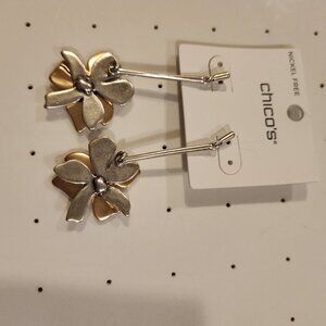 Chicos big flower earrings